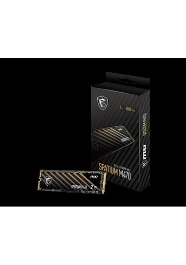 Msı Ssd Spatıum M470 Pro Pcıe 4.0 Nvme M.2 1tb R:6000 W:4500