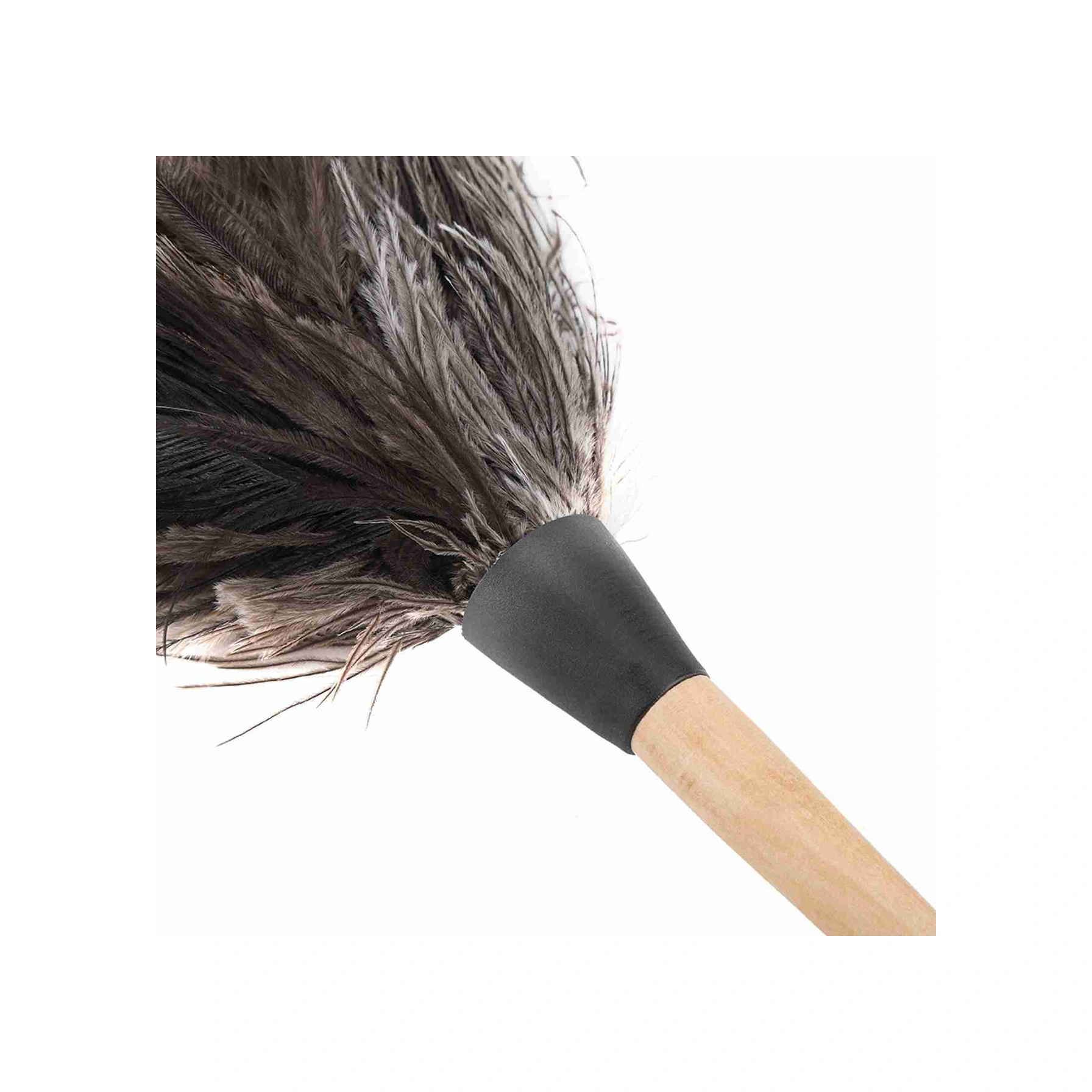 Mufunye Ahşap Saplı Değişik Kullanimlı Yıkamabilir Yumuşak Devekuşu Tüyü Toz Süpürücü Ev Araç Temizliği 57cm Diğer