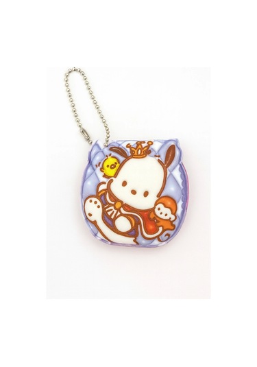Sanrio Pochacco Not Defteri Zincirli Anahtarlık Hediyelik Defter Puf Kapak Mavi