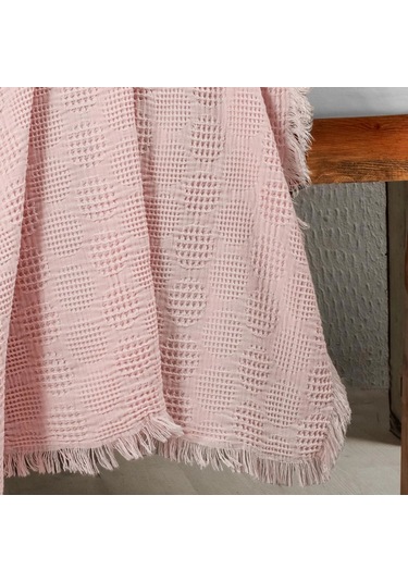 Kanz Bebek Waffle Müslin Nakışlı Pike Knz-021 Bunbun Bunbun