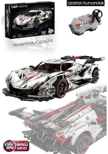 Cada V12 Hypercar -c61053w 4449 Parça Profesyonel Oyuncak Yapım Seti