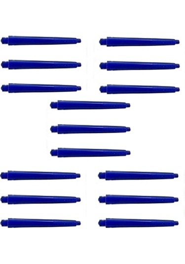 5 SET (15 Adet) 48mm DARTSAN NYLON DART ŞAFT-SHAFT. Mavi