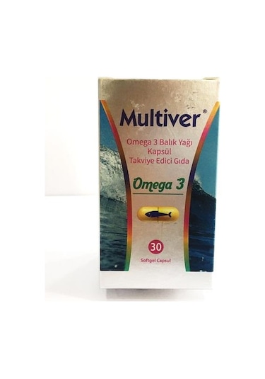 Multiver Omega 3 30 Kapsül