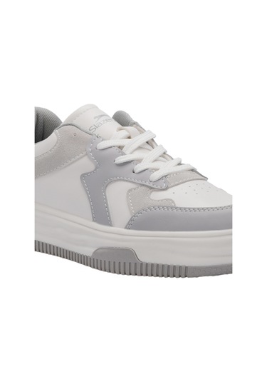 Slazenger PINTO I Kadın  Gri / Beyaz Günlük Spor Ayakkabısı