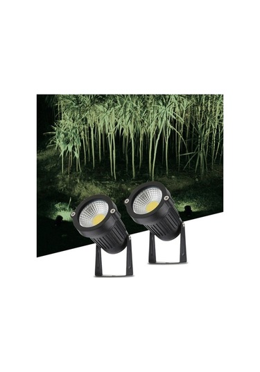 Trendooze 7w Cob Led Çim Lambası Dc12v Ip65 Sıcak Beyaz Dış Mekan Aydınlatma