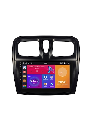 Renault Symbol Android Multimedya Sistemi 2015-2018 Crv4830xp 9"