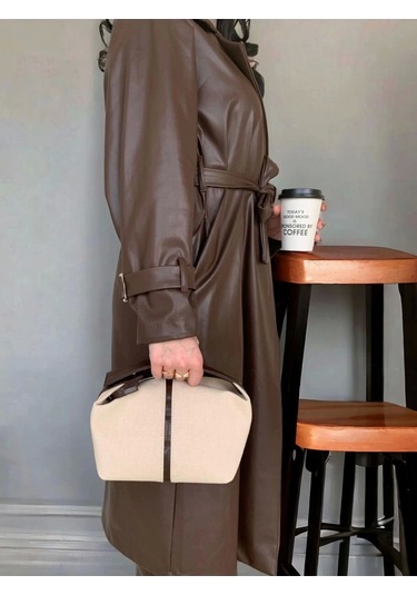 Vera Kanvas Bej-kahve Kadın El Çantası Bej-kahve Bej - Kahverengi