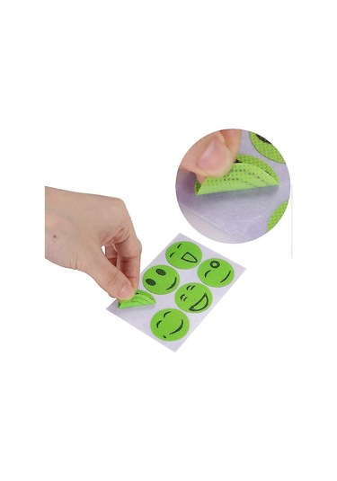 300 Adet Smiley Sivrisinek Kovucu Böcek Kovucu Etiketler