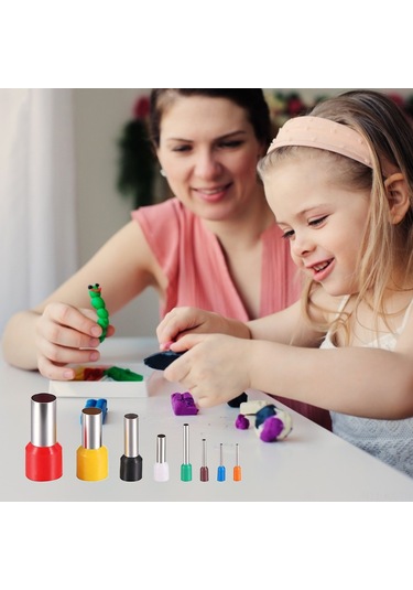 Kangvka 44 Parça Kila Aletleri Seti: Yuvarlak Kila Kesici, Hamur Bastırma Tahtası Ve Skrepör - Hamur Çalışma Araçları Kombinasyonu Çok Renkli