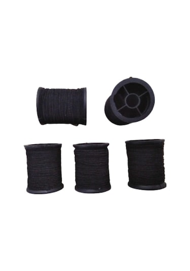 Siyah Lastik Makara İp Lastik 5 Adet