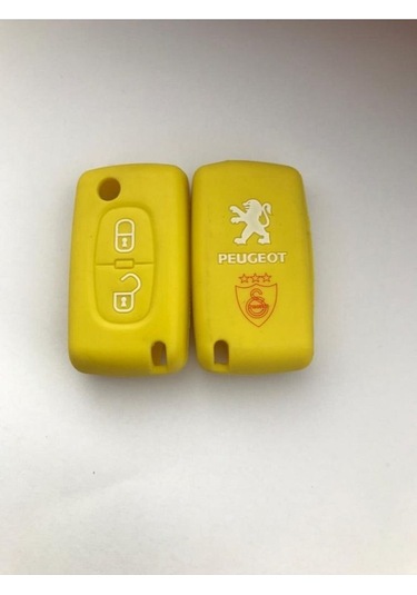 Peugeot 207 307 Partner 2 Tuşlu Silikon Anahtar Koruma Kılıfı Sar