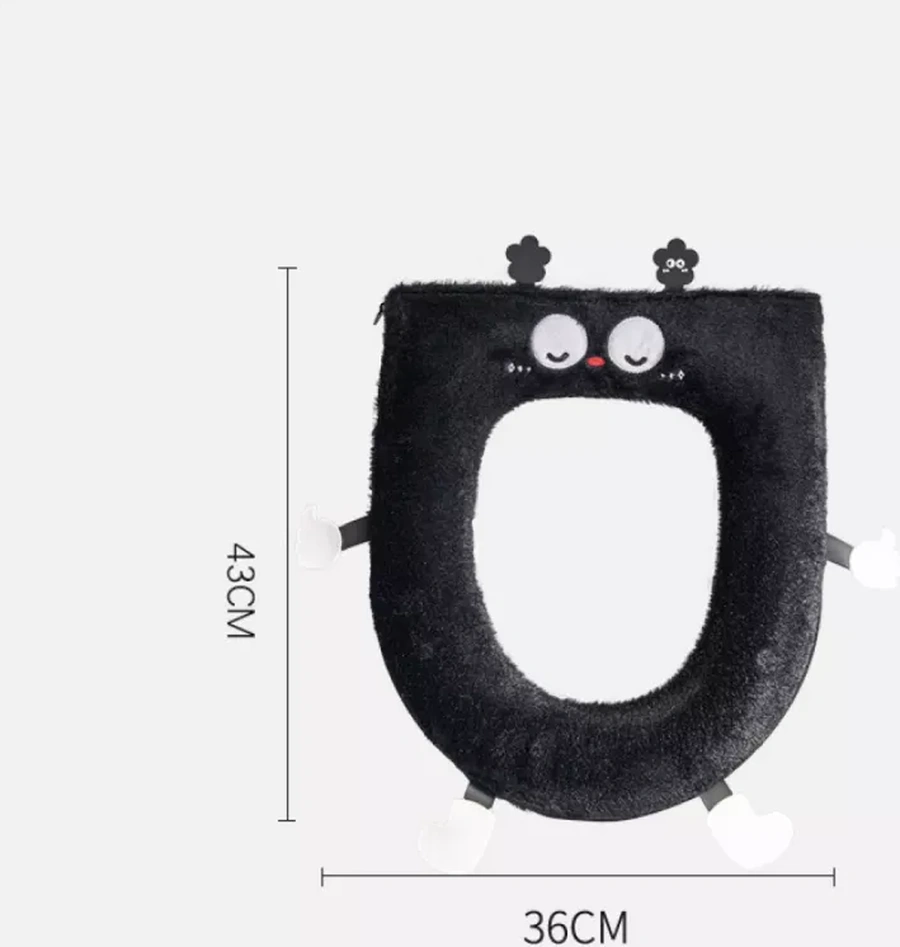 Hold&anz Tuvalet Klozet Dolgu Yumuşak Banyo Kılıfı 260493021 Siyah