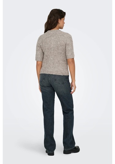 Only Kadın Onlcılle Kısa Kollu Yünlü Örme Hırka 15350782 Vizon VIZON