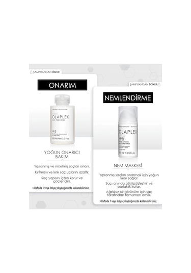 Olaplex At Home Complete Bond Building Set Ev İçin Bağ Güçlendirici Saç Bakım Seti