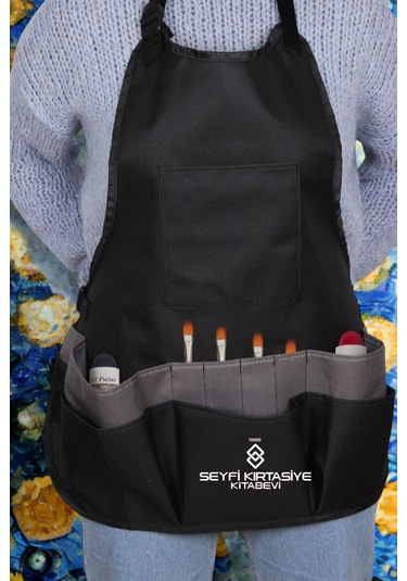 Profesyonel Resim Önlüğü Boyama Önlüğü 55x27x55 Cm çok