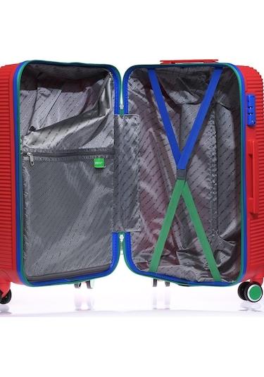 United Colors Of Benetton Orta Boy Valiz Kırmızı Bnt500 Kırmızı