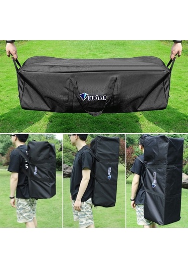 Novahub Seyahatlerinizde Yardımcı Olacak Dayanıklı Ve Büyük Boyutlu Oxford Kumaş Çanta Siyah, Pratik Tasarım Siyah