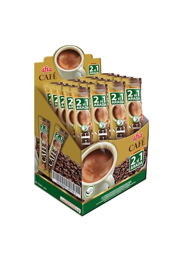 Afia 2 si 1 Arada Şekersiz Kahve 18 G