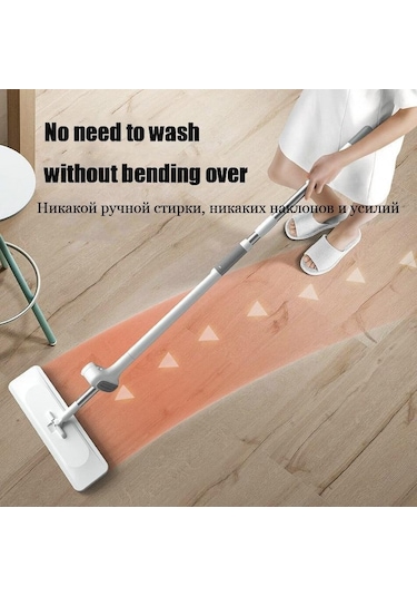 Zemin Mops İçin Sıkma Paspas Yıkama El Ücretsiz Sihirli Ev Temizlik Temizleyici Tembel Islak Ev Gereçleri 1