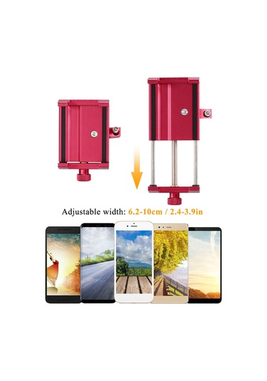 Fosenze Alüminyum Bisiklet Telefon Tutucu, 6.2-10cm Genişlik Ayarı, Sağlam Tutuş, Kol Saati Kolu Uyumlu, Hızlı Kurulum, Turuncu