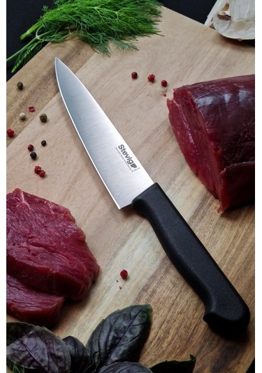 Stevig Solid Mini Şef Bıçağı 15 Cm Siyah St-400.002 Siyah