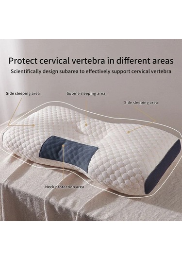 Düşük Yeni Boyun Yastığı Uykuya Yardımcı Olur Ve Boyun Servikal