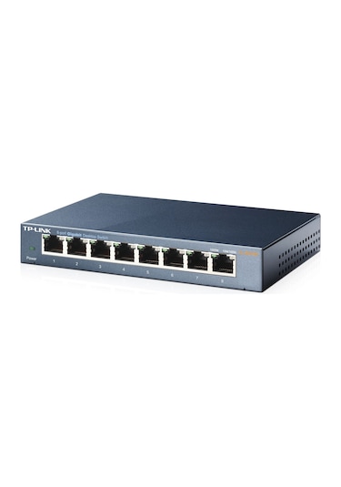 Tp-Lınk 10/100/1000Mbps 8Xport %72 Güç Tasarruflu Çelik Kasa Swit