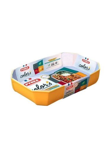 Pyrex 295b008/7145 Dikdörtgen Fırın Kabı Sarı 33x22x7cm 3,2