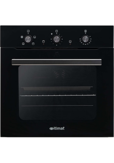 İtimat 1531 - 6021 2'li Ankastre Cam Büyü Set Siyah