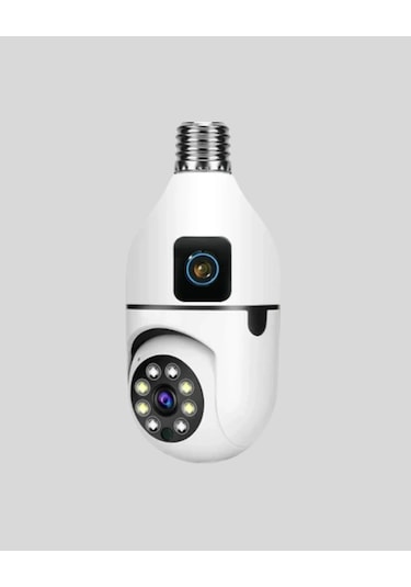 Ampul Tipi Wifi Kamera 2mp Lensli Full Hd Görüntü Akıllı Hareket Algılama