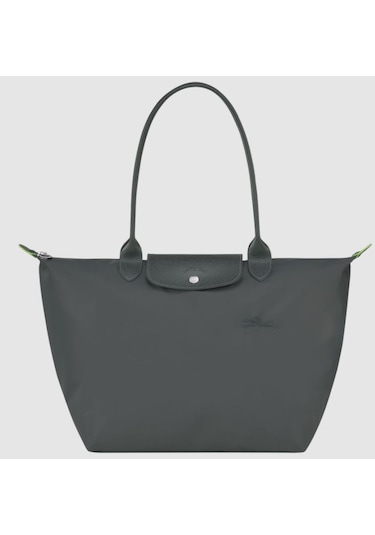 Longchamp Kadın Omuz Çantası Medium L2605 919 P66 Koyu Gri