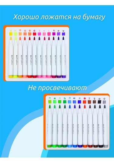 Artenuevo 24'lü Fırçalı İşaretleyici Seti 437229555