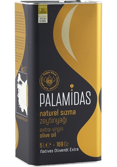 Palamidas Soğuk Sıkım Natürel Sızma Zeytinyağı Özel Harman 5 L