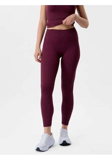 Teksa Wlg001 Spor Taytları, Çizgili Taytlar 460471961 Şarap Rengi