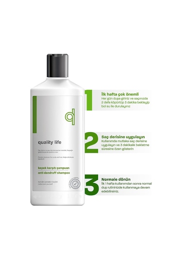 Ql Defne Yaprağı Özlü Kepek Karşıtı Şampuan 300 ML