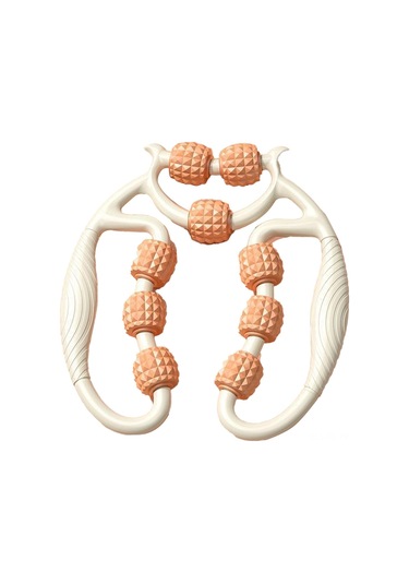 Skycity 9 Tekerlekli 360 Derece Bacak Kas Masaj Rulosu - Akşam Renkli, Vücut Geliştirme Aleti, Kas Yorgunluğu Giderici, Kolay Taşınabilir Abs Malzeme Çok Renkli