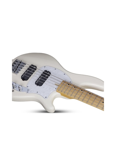 Schecter Cv-5 5 Telli Bas Gitar Ivory