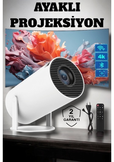 Usb Ve Kablosuz Bağlantı Özellikli 5000 Saat Ampul Ömürlü Projeksiyon