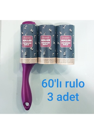 Onton Kedi Köpek Evcil Hayvan Tüy Toplayıcı Rulo 3 x 60'lı