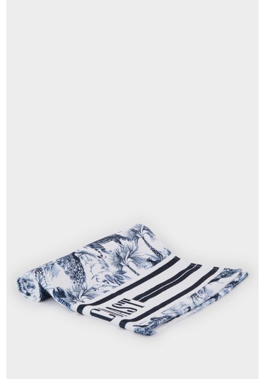 DeFacto Kadın Desenli Pamuklu Plaj Havlusu W8309AZ25SMWT1