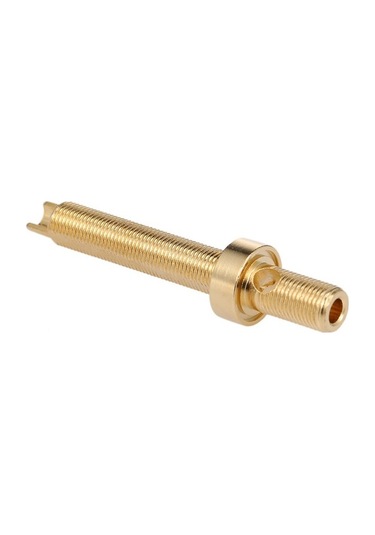 Trendooze 24k Altın Kaplama Uzatmalı Kablo, 4mm Muz Fiş, Yüksek Ses, 2 Adet Set