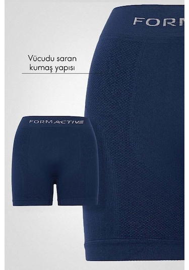 Uniquetrenders Erkek Dikişsiz/seamless Nefes Alabilen Boxer Lacivert