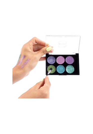 Lukky 6 Renkli Parıltılı Göz Farı Paleti Ve Fırçası