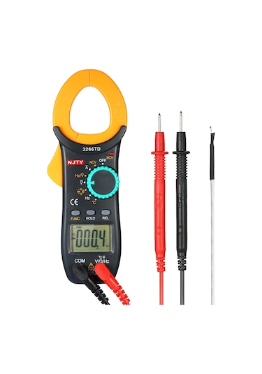 Njty Dijital Kelepçe Metre 4000 Ncv Testi İle Otomatik E4403