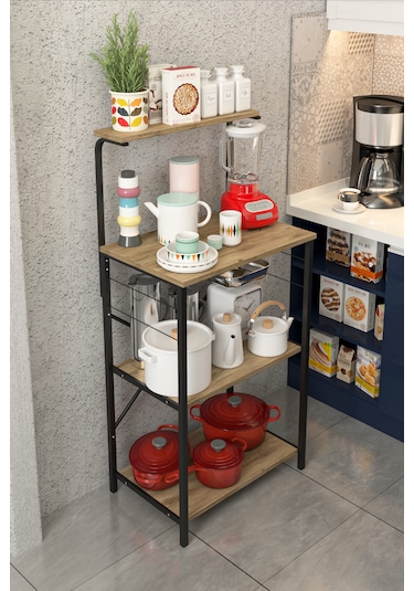 Modern Çok Raflı Mutfak Düzenleyici Dolap