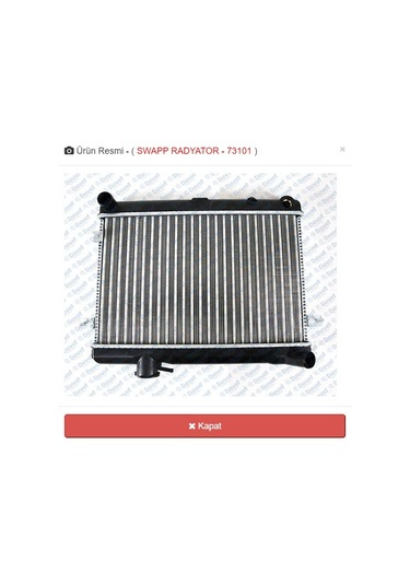 Radyatör Motor Su M131 Dks Şahin Kartal Doğan Ym 3 Sıra