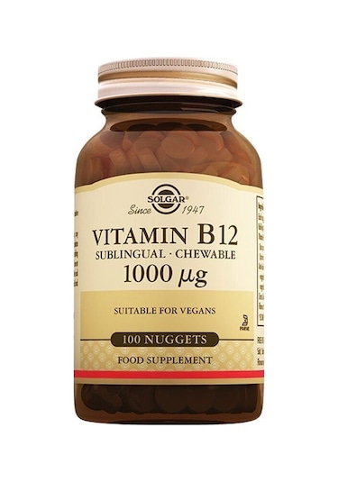 Solgar Vitamin B12 1000 Mcg 100 Dilaltı Tableti