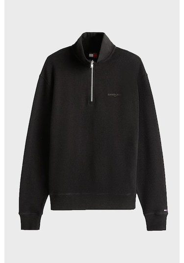 Tommy Jeans Erkek Sweat Dm0dm21880 Bds Siyah Siyah