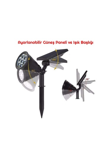 Exeo Solar Rgb Led Bahçe Aydınlatma Güneş Enerjili Lamba 1 Adet