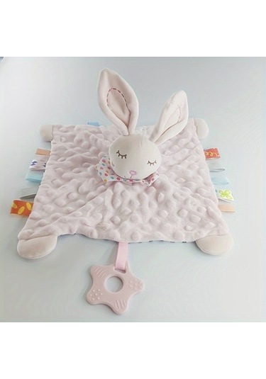 Flybuy Tükürük Tavşan Pembe Havlu Bebek Havlusu Lf